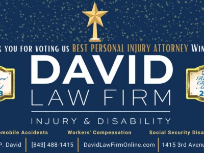 The David Law Firm Wins 2023 Readers’ Choice Award for Best Personal Injury Attorney